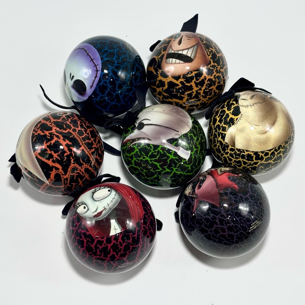 Vintage Disney The Nightmare Before Christmas character-themed Ornaments Set